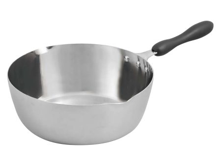 Honma Seisakusho 3 Ply Stainless Steel Induction Yukihira Saucepan with Plastic Handle Online Hot Sale