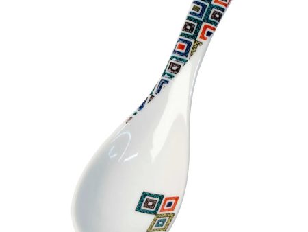 SEIKOU Kutani Porcelain Renge Spoon Ishidatami Supply