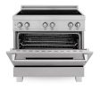 ZLINE 36  4.6 cu. ft. Induction Range in DuraSnow with a 4 Element Stove and Electric Oven (RAINDS-36) Online