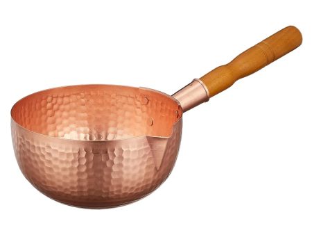 Marushin Douki Copper Round Bottom Saucepan Hot on Sale