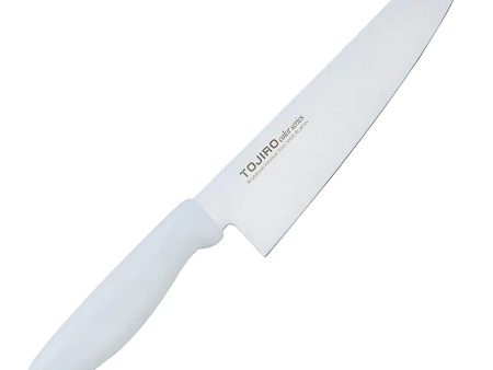 TOJIRO Color MV Gyuto Knife with Elastomer Handle For Sale