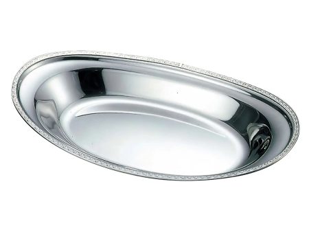 Ikeda Stainless Steel Curry Plate Wave Pattern For Cheap