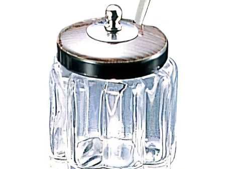 Ninomiya Crystal Glass Karashi Cruet Wood Pattern 60ml on Sale