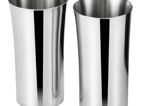 Asahi SUS Stainless Steel Beer Glass 240ml 2 pcs Fashion