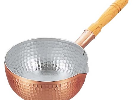 Marushin Douki Copper Tin Plating Round Bottom Saucepan Sale