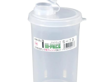 Entec High Pack Antibacterial Polypropylene Cylindrical Food Storage Container with Spout For Sale