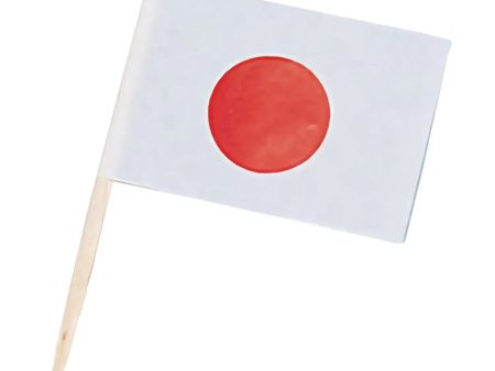 Daikoku Paper Japanese Flag Food Picks 200 pcs Online now