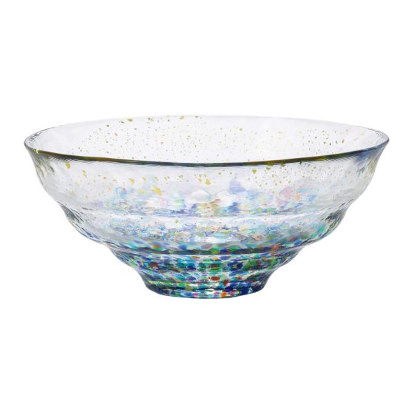 ADERIA Tsugaru Vidro Soda-Lime Glass Gold Leaf Paint Bowl Fashion