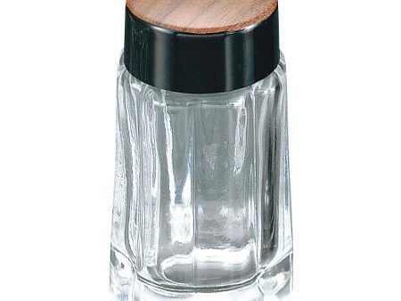 Ninomiya Crystal Glass Toothpick Holder Wood Pattern 50ml For Discount