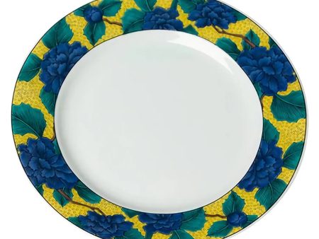 SEIKOU Kutani Porcelain Dessert Plate Aotebotan Online Sale