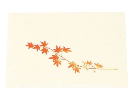 Artec Washi Paper Cream Placemat Momiji 100 pcs For Sale