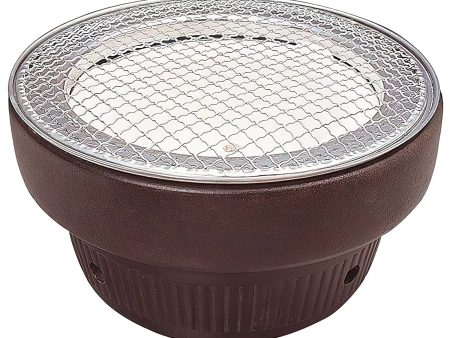 Kinka Ceramic Dark Brown Charcoal Konro Grill Online