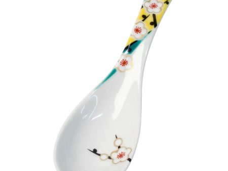 SEIKOU Kutani Porcelain Renge Spoon Ume Online