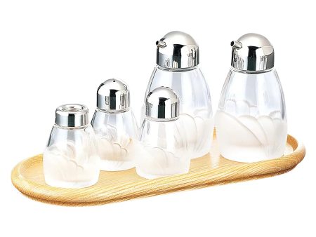 M-TAKA Glass Seasonings Cruet Set Fashion