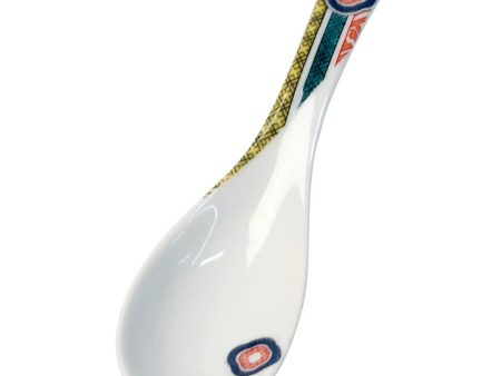 SEIKOU Kutani Porcelain Renge Spoon Mokko-Senmon Sale