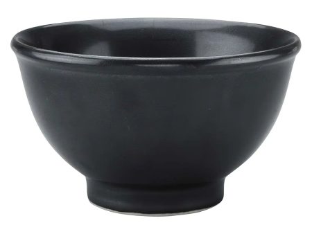 EBM Porcelain Tempered Donburi Bowl Kuroyu 12.3cm Discount