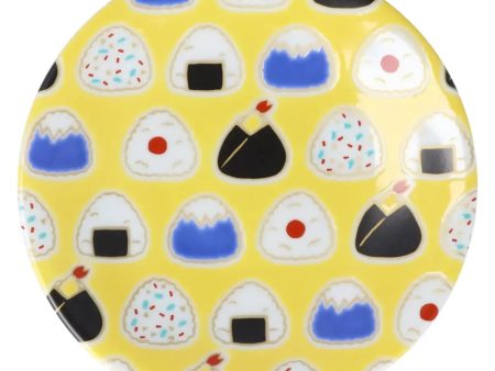 SEIKOU KISSYO Kutani Porcelain Small Plate Omusubi Cheap