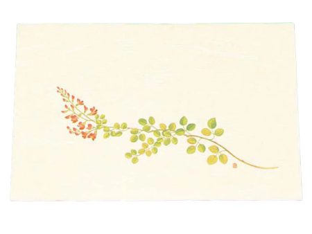 Artec Washi Paper Cream Placemat Bush Clover 100 pcs Discount