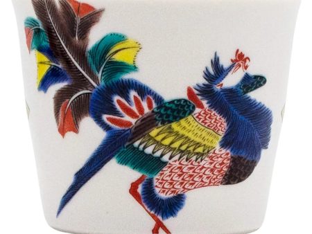 SEIKOU Kutani Porcelain Soba Choko Cup Hououmon on Sale