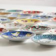 SEIKOU KISSYO Kutani Porcelain Mamezara Small Plate Hyottoko-Okame Online Hot Sale