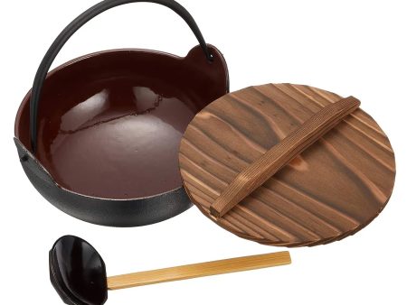 Chubu Cast Iron Inaka Hot Pot with Ladle on Sale