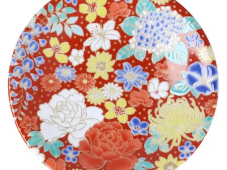 SEIKOU KISSYO Kutani Porcelain Small Plate Hanazume Online