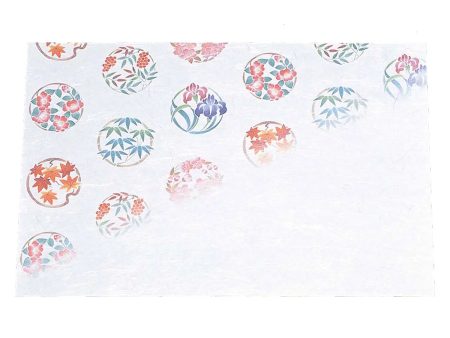 Artec Washi Paper Flower Placemat All Seasons 100 pcs Discount