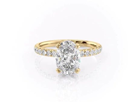 The Sofia Set With A 1 Carat Oval Moissanite Cheap