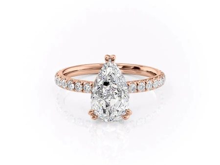 The Sofia Set With A 4.5 Carat Pear Moissanite Discount