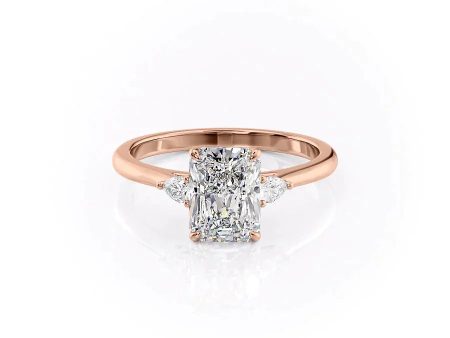 The Pears Liv Set With A 2.5 Carat Radiant Moissanite Online Hot Sale