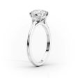 The Pears Liv Set With A 2 Carat Princess Moissanite on Sale